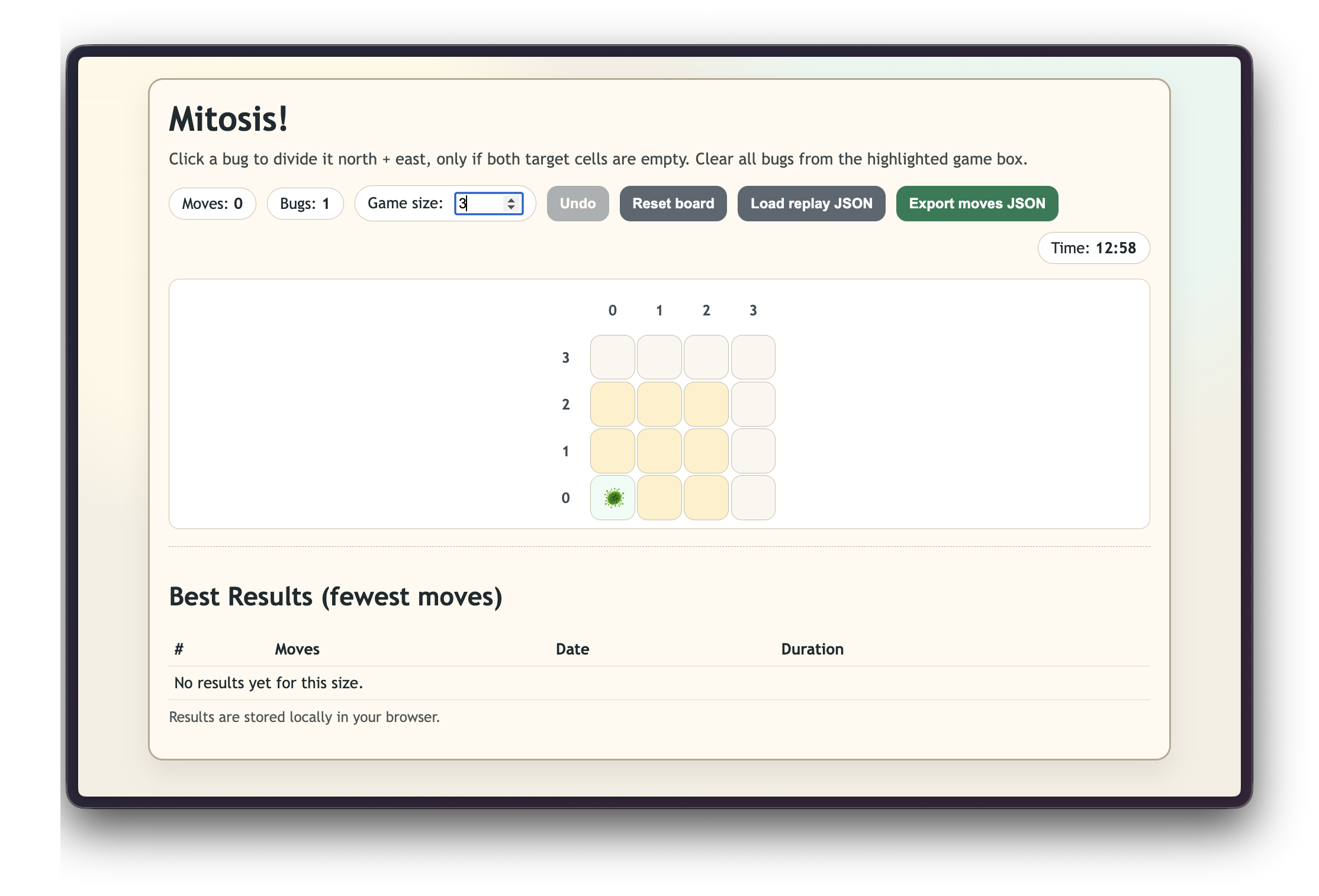Mitosis AI Puzzle game preview