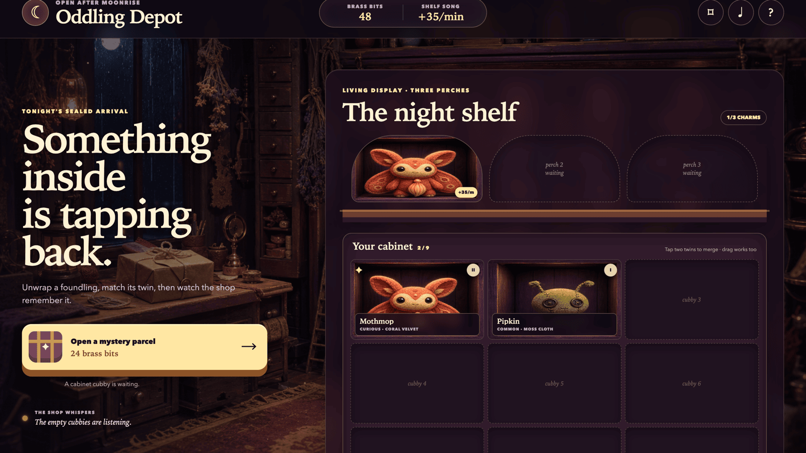 Oddling Depot gameplay